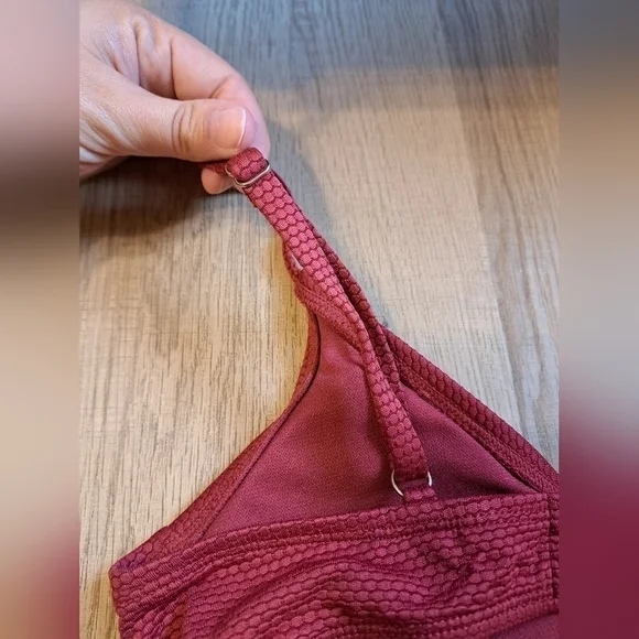 Shade & Shore Red High Waist Bikini Tie Small - Picture 5 of 8